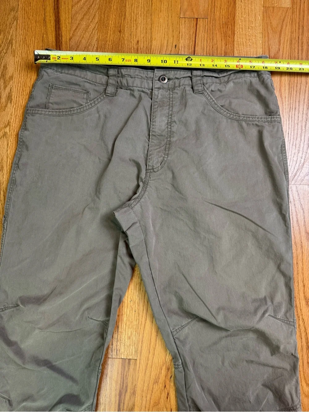 Patagonia Tenpenny Pants Tan Khaki Men’s Size 36x 31 Organic Cotton 56840 READ